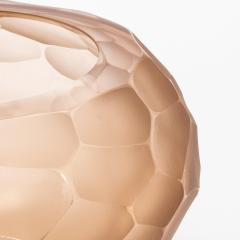 Hand Blown Modern Murano Bowl in Rose Large - 4225602