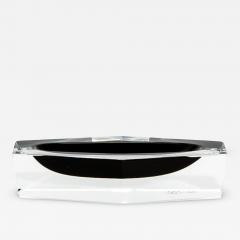 Hand Blown Murano Ashtray in Onyx Black - 4208729