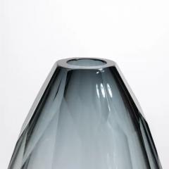 Hand Blown Murano Barrel Vase in Grey XXL - 3852336