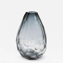 Hand Blown Murano Barrel Vase in Grey XXL - 3875112