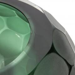 Hand Blown Murano Bowl Battuto in Emerald Green Large - 3851002