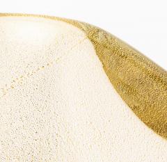 Hand Blown Murano Bowl with 24 Karat Gold Flecks - 4210624