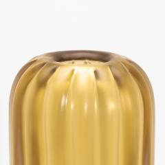 Hand Blown Murano Cactus Vase in Amber Large - 4229205