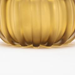 Hand Blown Murano Cactus Vase in Amber Small - 4229221