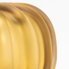 Hand Blown Murano Cactus Vase in Amber Small - 4229257