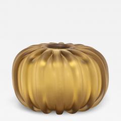 Hand Blown Murano Cactus Vase in Amber Small - 4229915