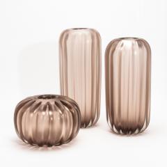 Hand Blown Murano Cactus Vase in Amethyst Large - 4231653