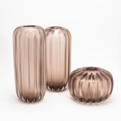 Hand Blown Murano Cactus Vase in Amethyst Large - 4231654