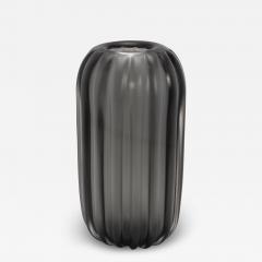 Hand Blown Murano Cactus Vase in Grey Medium - 4227371