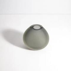 Hand Blown Murano Canetto Vase in Grey Medium - 3851020