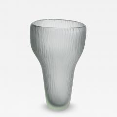 Hand Blown Murano Ghost Vase in Grey Large - 3868654