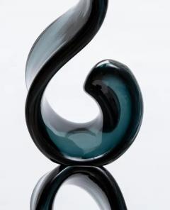 Hand Blown Murano Glass Sculpture The Triple Ribbon  - 3848473