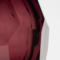 Hand Blown Murano Globe Vase in Amethyst - 4260758
