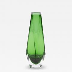 Hand Blown Murano Goccia Vase in Green Small - 3878602