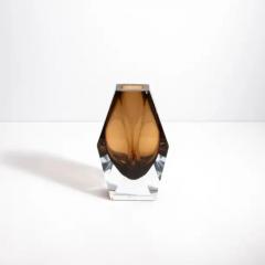 Hand Blown Murano Goccia Vase in Tobacco - 3852000