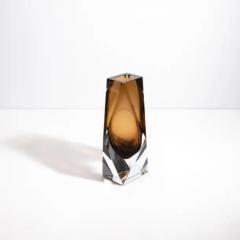 Hand Blown Murano Goccia Vase in Tobacco - 3852013