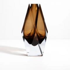 Hand Blown Murano Goccia Vase in Tobacco - 3852044