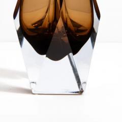 Hand Blown Murano Goccia Vase in Tobacco - 3852045