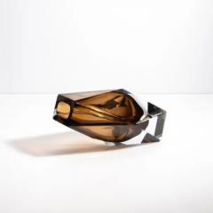 Hand Blown Murano Goccia Vase in Tobacco - 3852046