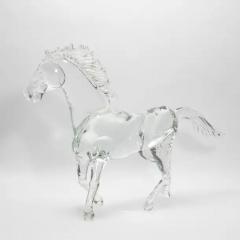 Hand Blown Murano Horse Sculpture - 3906895