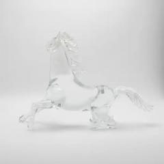 Hand Blown Murano Horse Sculpture - 3906891