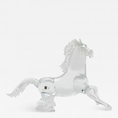 Hand Blown Murano Horse Sculpture - 3908911