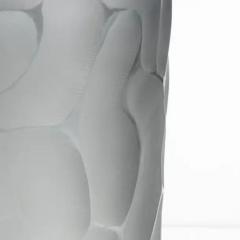 Hand Blown Murano Moon Vase in Grey Large - 3851804