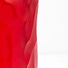 Hand Blown Murano Moon Vase in Ruby Red Medium - 3851938