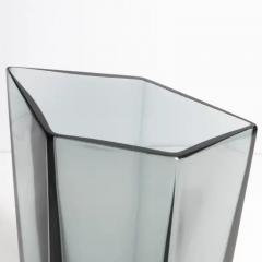 Hand Blown Murano Penta Vase in Grey Large - 3853672