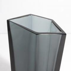 Hand Blown Murano Penta Vase in Grey Medium - 3852601