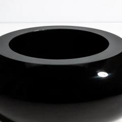 Hand Blown Murano Poker Bowl in Onyx Black - 3851913