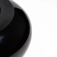 Hand Blown Murano Poker Bowl in Onyx Black - 3851937