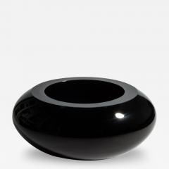 Hand Blown Murano Poker Bowl in Onyx Black - 3875066