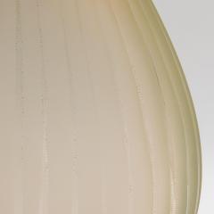 Hand Blown Murano Supreme Vase in Clear with 24 karat Gold Flecks Medium - 4214573