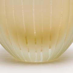 Hand Blown Murano Supreme Vase in Clear with 24 karat Gold Flecks Tall - 4214615