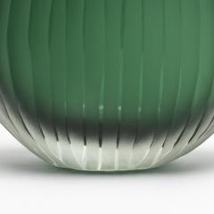 Hand Blown Murano Supreme Vase in Emerald Green Large - 4214587