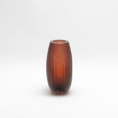 Hand Blown Murano Supreme Vase in Light Amaretto Medium - 4210868