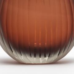 Hand Blown Murano Supreme Vase in Light Amaretto Medium - 4210871