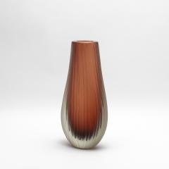 Hand Blown Murano Supreme Vase in Light Amaretto Tall - 4214574