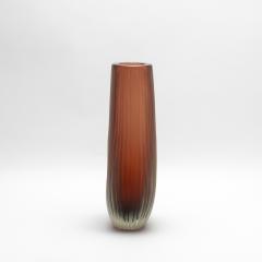 Hand Blown Murano Supreme Vase in Light Amaretto Tall - 4214579