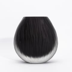 Hand Blown Murano Supreme Vase in Onyx Black Large - 4235030