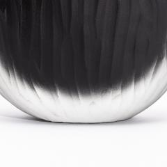Hand Blown Murano Supreme Vase in Onyx Black Large - 4235038