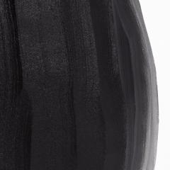 Hand Blown Murano Supreme Vase in Onyx Black Medium - 4235079