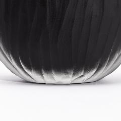 Hand Blown Murano Supreme Vase in Onyx Black Medium - 4235080