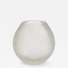 Hand Blown Murano Surpime Vase in Citrine Large - 4249064