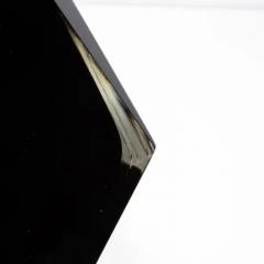 Hand Blown Murano Vase Briolette in Onyx Black - 3854062