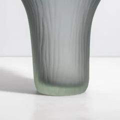 Hand Blown Murano Vase Ghost in Grey Medium - 3851736