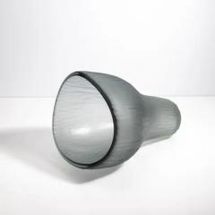 Hand Blown Murano Vase Ghost in Grey Medium - 3851747