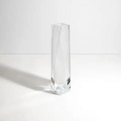 Hand Blown Murano Vase Goccia Frosted - 3851093