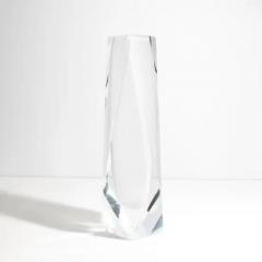 Hand Blown Murano Vase Goccia Frosted - 3851095